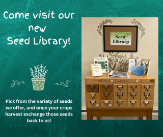 New Seed Library at the Jonathan Bourne public Library 