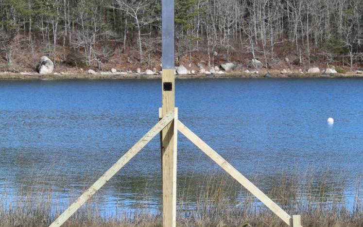 Osprey pole on Eel Pond