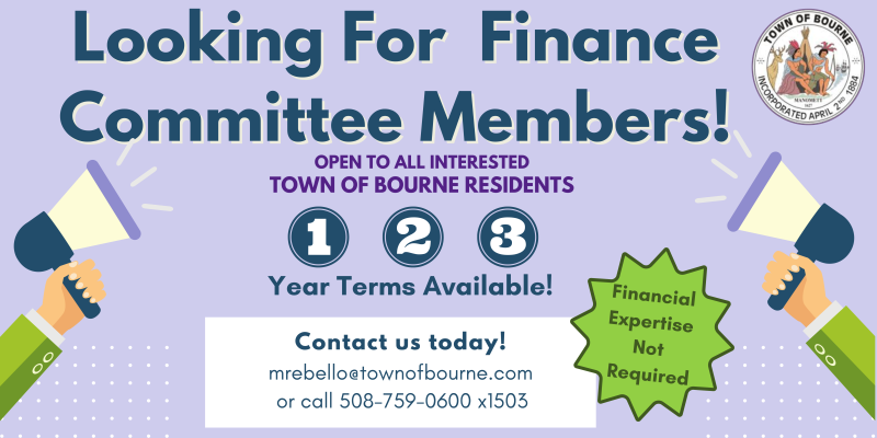 New Finance Committee Members Sought